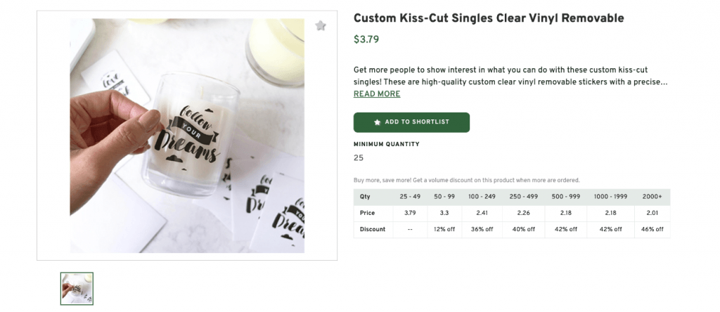 Custom Kiss-Cut Vinyl Stickers