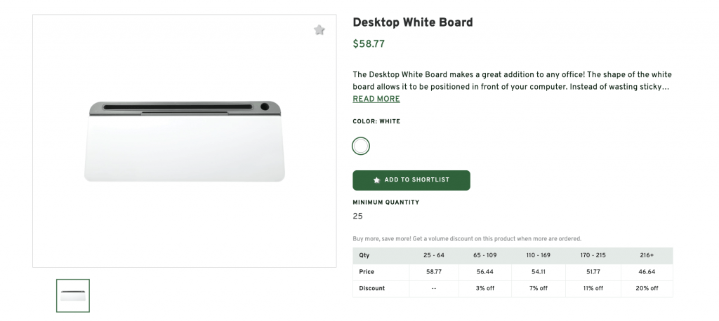 Desktop White Board