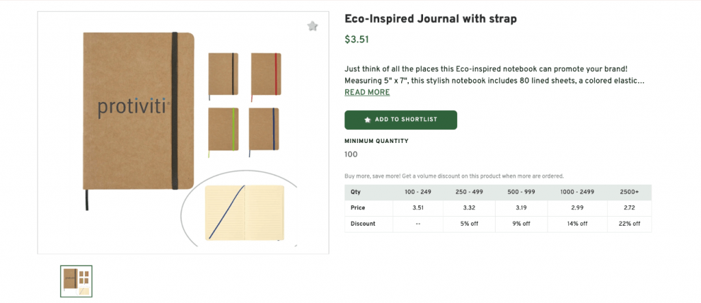 Eco-Inspired Journal with Strap