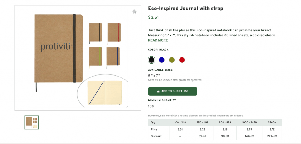 Eco-Inspired Journal with Strap