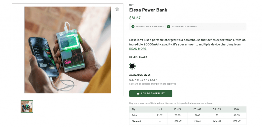 Elexa Power Bank