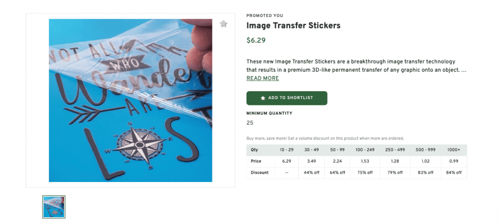 Image Transfer Stickers