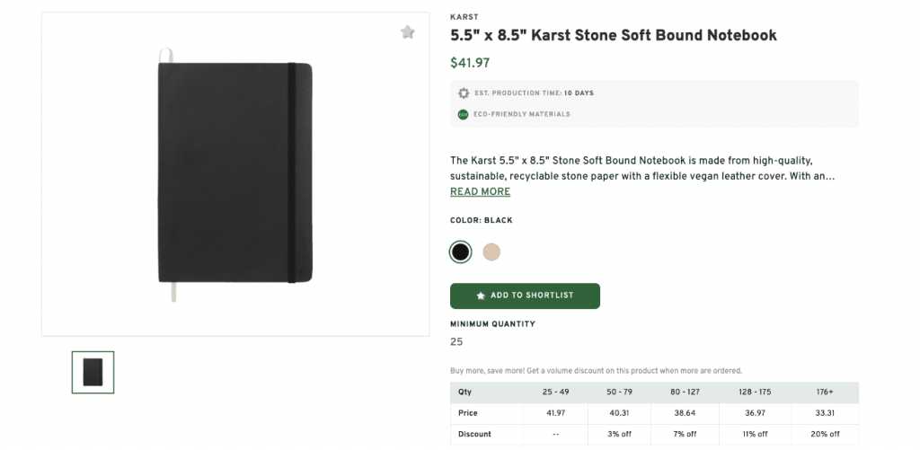 Karst Stone Soft Bound Notebook