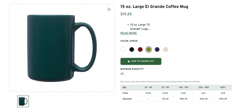 Large El Grande Coffee Mug