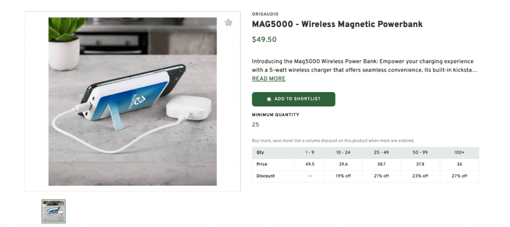 MAG5000 - Wireless Magnetic Powerbank