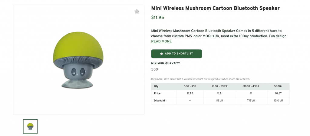 Mini Wireless Mushroom Bluetooth Speaker