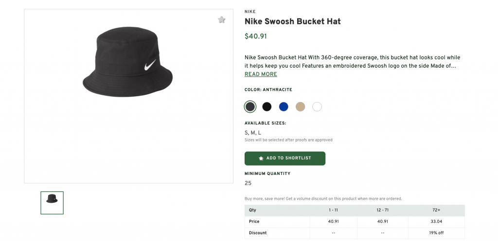 Nike Swoosh Bucket Hat