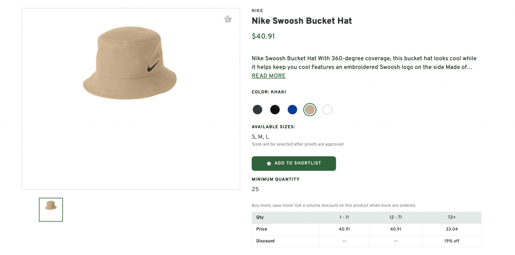 Nike Swoosh Bucket Hat