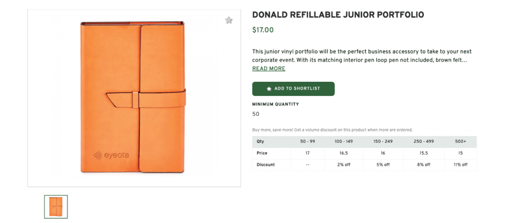 Refillable Junior Portfolio