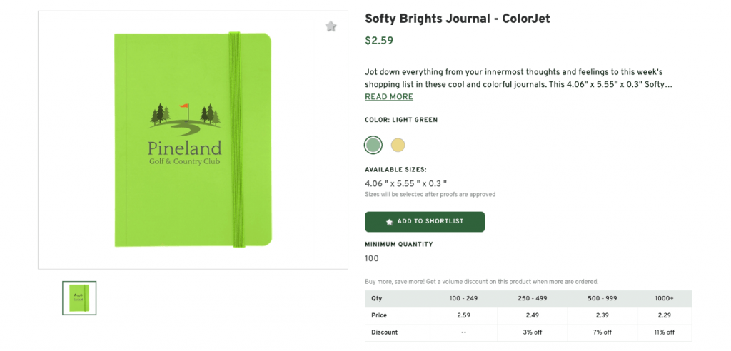 Softy Brights Journal - ColorJet