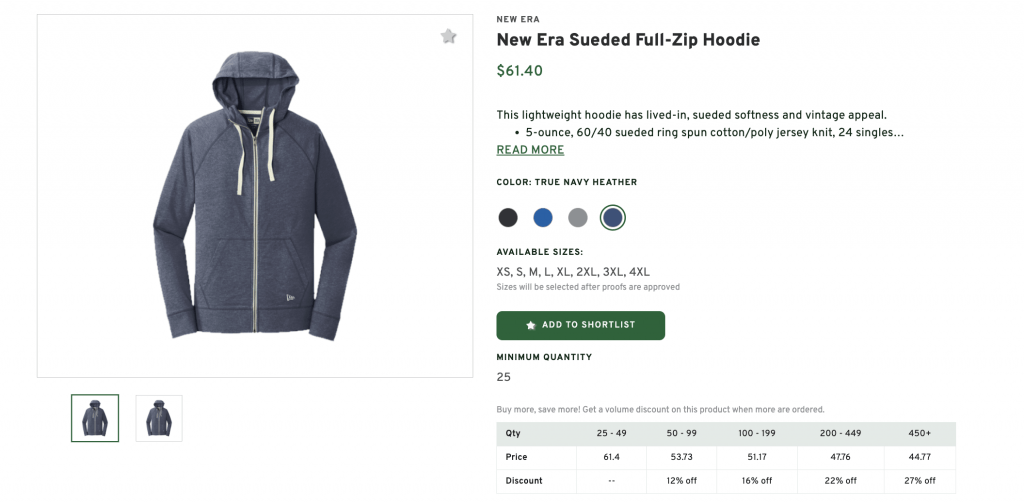 Sueded Full-Zip Hoodie