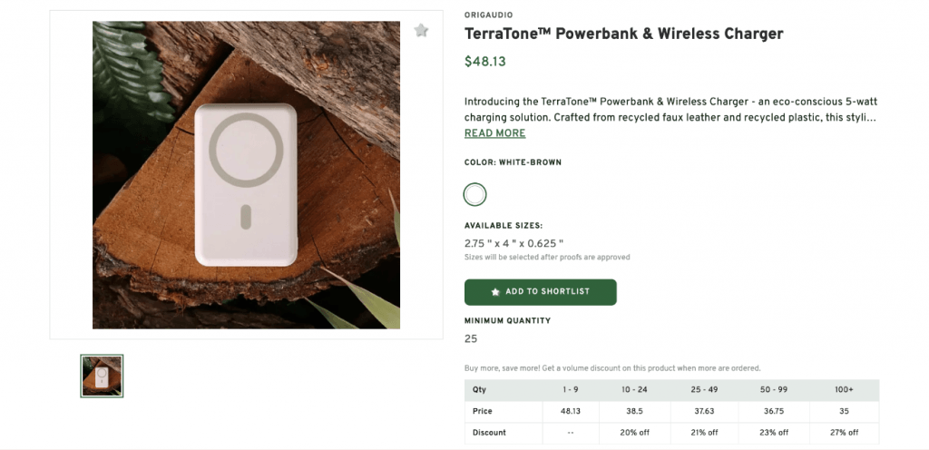 TerraTone Powerbank & Wireless Charger