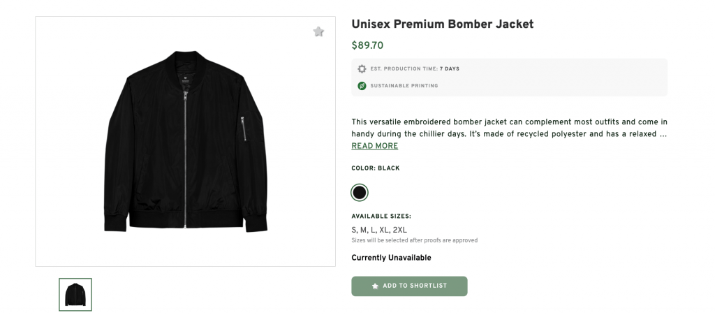 Unisex Premium Bomber Jacket