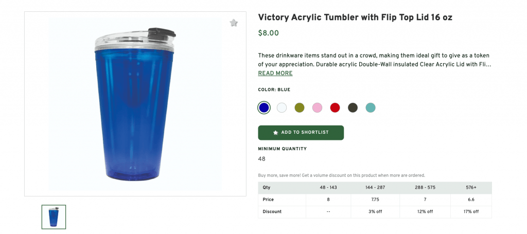 Victory Acrylic Tumbler