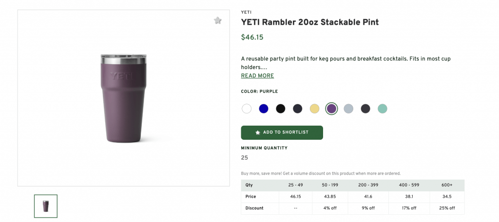 YETI Rambler Stackable Pint