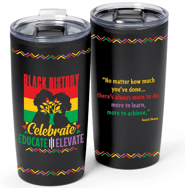 Custom Black History Month Tumbler