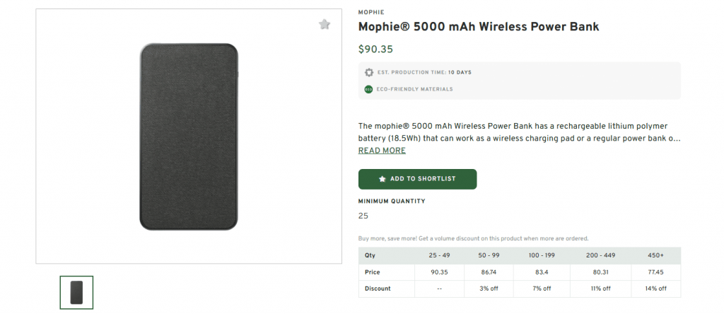 Mophie® 5000 mAh Wireless Power Bank