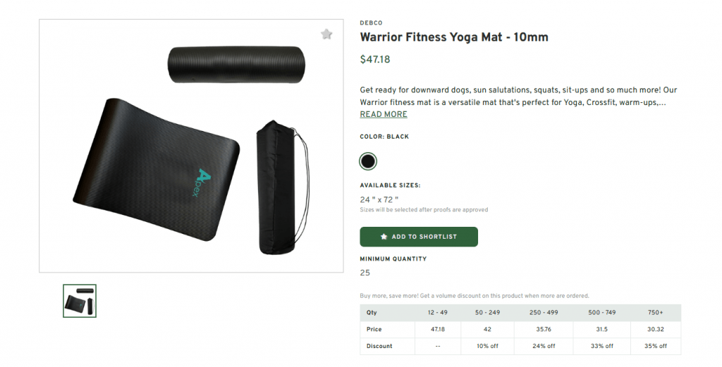 Warrior Fitness Yoga Mat - 10mm