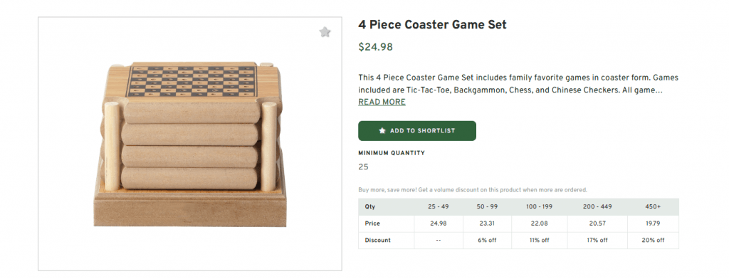 4 Piece Coaster Game Set