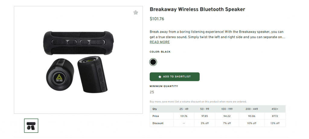 Breakaway Wireless Bluetooth Speaker